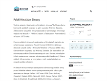 Tablet Screenshot of polskihimalaizmzimowy.pl
